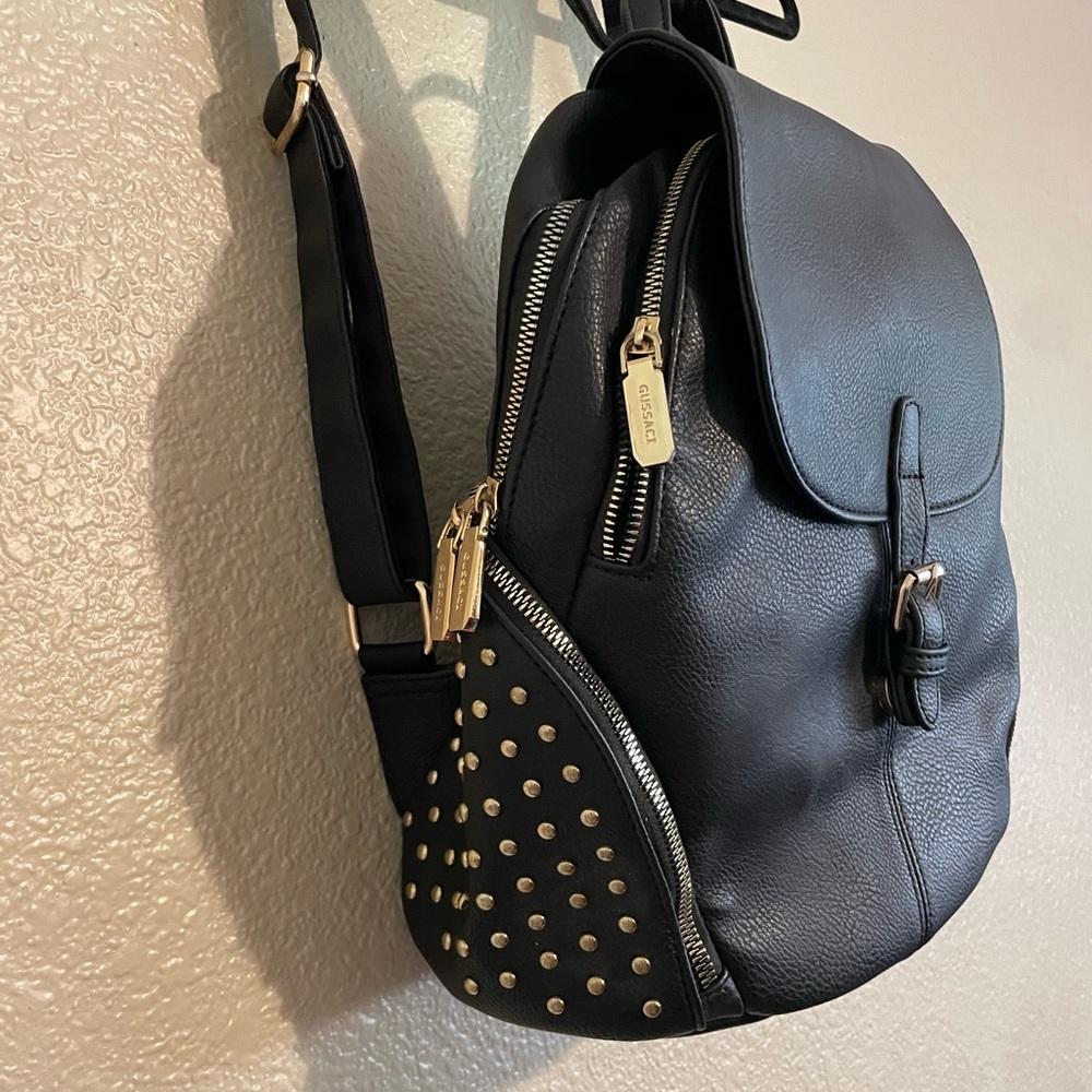 Black Studded Women's Bag